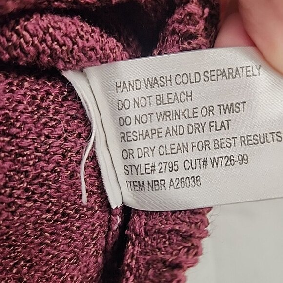 Vintage Silk Lore by Beth Terrell Silk/Rayon Sweater Sz 3X Short Sleeve Sweater - Picture 3 of 4